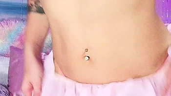 Close up teen foot worship