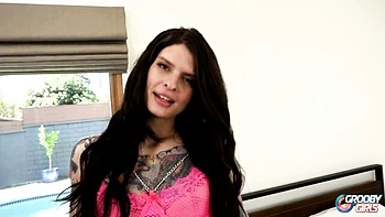 Grooby Girls featuring queen's small tits video