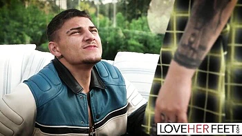 Loveherfeet smut with exciting Anna Chambers and Victor Ray from Love Her Feet