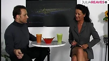 Redhead MILF Jean Pallett Sucks Huge Dick For Massive Cum In Mouth Cumshot