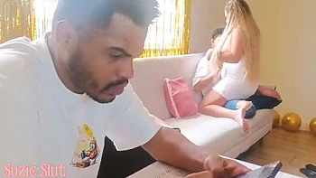 Hot Latina MILF Suzie Slut Gets Anal Fuck While Cuckold Husband Watches