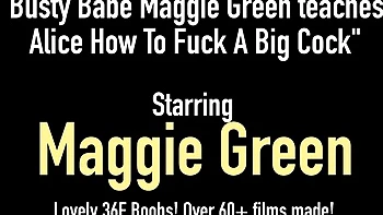 Maggie Green's Hardcore 3-Way with Big Tits Milf