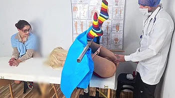 Step Mom Fucks Redhead Teen During First Gyno Exam