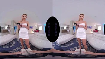 VR Blowjob, Doggy and Cowgirl Hardcore Fuck