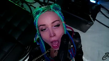 Ksu Colt Cyberpunk POV-Fick mit großen Titten & krassem Anal-Gape