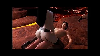 Curvy 3D Hentai Babe Fucked Hard Doggy Style Uncensored