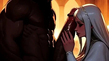 Afrikanischer BBC-Krieger fickt hart und spritzt auf Straße