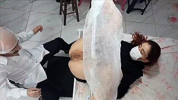 Horny Gynecologist Fingers Patient’s Squirting Pussy