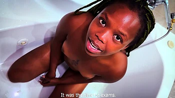 Petite Ebony Teen Rough Face Fucked