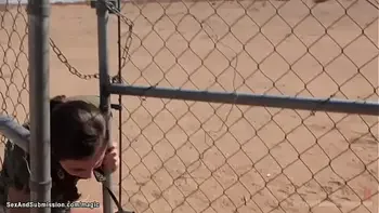 Beautiful babes rough fucked by soldier