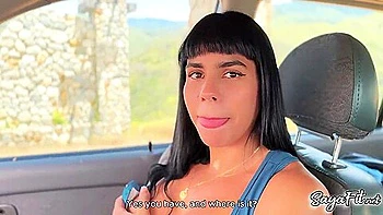 I Get In A Guys Car And We Have Sex In Public With My Big Ass - Sayafit