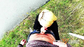 Harleen's wild public park blowjob and fuck