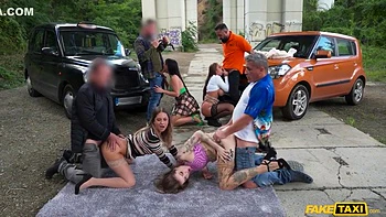 Pilation Orgy - Lulu Chu, Cherie Deville And Serena Santos