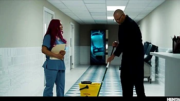 Nympho rousse hentai au énorme sexe de monstre