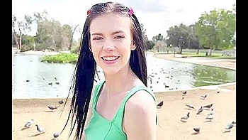 Skinny Teen 18+ Bella Nova Shows Us Her Pussy Grip