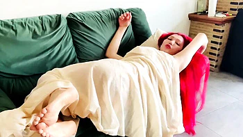 My Step Uncle's Dirty Phone Call - Amateur Arab Homemade Masturbation with Big Booty