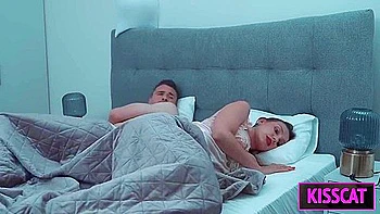 Why Stepmommy Wakes With Stepsons Wang In Hand Post-fight? Will This Babe Gets Face Cum In Share Daybed?