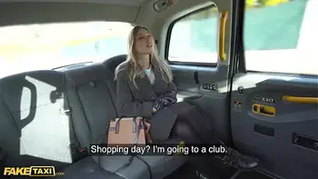 Fake Taxi Jayla De Angelis Wraps Her Gloves Around Cabbie's Cock