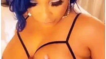 Big Black Booty Gets Blowjob Doggy