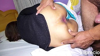 Anal Slut Getting Fucked Doggystyle and Peeing