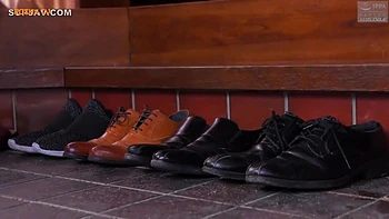 Frustrated Japanese Teen Brunette Landlady