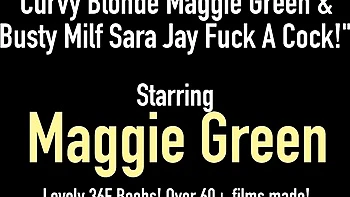 Sara Jay et Maggie Green en trio milf explosif