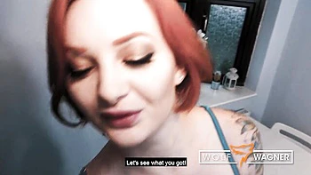 Zara DuRose's Big Cock Brunette Blowjob