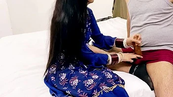 Virgin Indian Teen Gets Fucked by Uncle's Big Black Cock