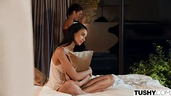 Vanessa Alessia’s Anal Revenge: Double Deepthroat & Doggy with Bestie