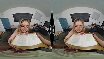 Blonde Teens Getting Slammed in VR