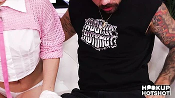 Voluptuous Nade Nasty Gets Rough Hardcore Blowjob