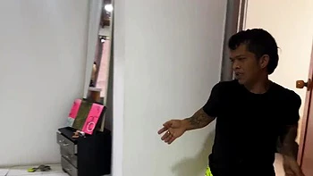 Latina Stepsis Fucked Hard Xmas Tree Doggy BJ