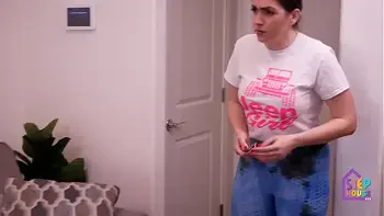 Passionate Kiss From Step Mom Made His Big Dick Hard