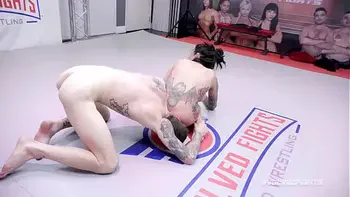 Nude Wrestling As Lily Lane Battles Cody Carter Going Oral Then Being Fucked Hard