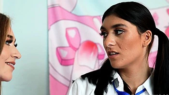 Callie Black & Aubry Babcock lesbisches Fingern