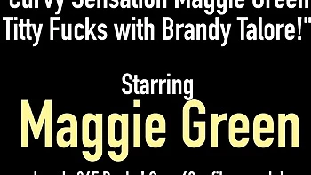 Бренди и Мэгги с огромными сиськами в тройничке