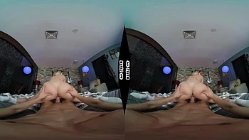 Blonde Milf Pornstar Gets Fucked in VR