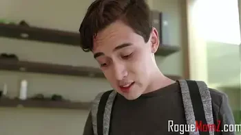 stepmom And stepsister Help stepson's Dick Boo- Becky Bandini & Katya Rodriguez