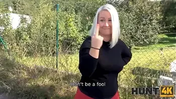 HUNT4K. Girl gives pussy for passionate nailing so hubby can jerk off