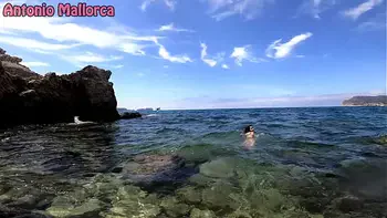 Fucking A Skinny Teen Girl In A Public Nude Beach