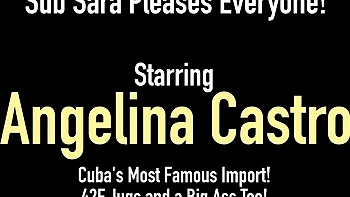 Sara Jay and Angelina Castro's wild BBW threesome