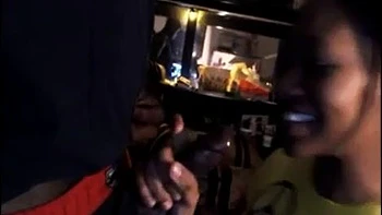 Amatrice ebony chevauche en cowgirl sur Bongacams