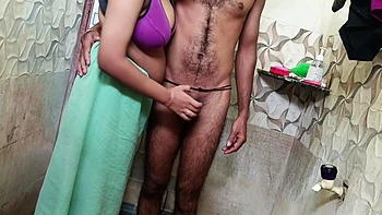 Boyfriend Catches Me Fucking Tight Pussy in Bathroom - Hot Tamil Indian