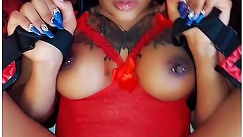 Horny Ebony Babe Fetish: Cream Queen Gets Rough Fuck