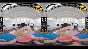 VIRTUAL PORN - Your StepSister Violet Gems Is A Yoga Slut And Now You Can Fuck Her
