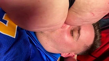 Mature BBW Domina Facesits and Humiliates Stepson