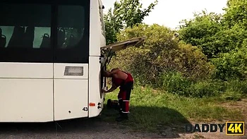 Skinny Latina Teen Chloe Gets Fucked Hard by Old Mechanic