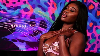 Ebony Nicole Kitt Gets BWC Doggy and Grinding Lap Dance POV