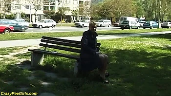 Alexa Weix Pisses Outdoors - Real Golden Shower & Public Nudity