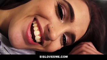 Skinny Stepsis Gives Amazing BJ But Won't Let Him Finish - Brooke Haze